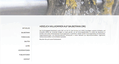 Desktop Screenshot of baubotanik.org